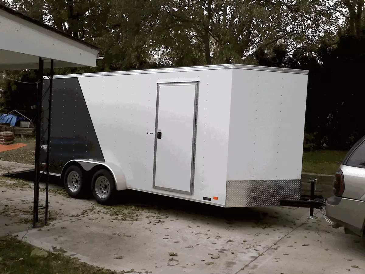16' x 7' Enclosed Cargo Trailer