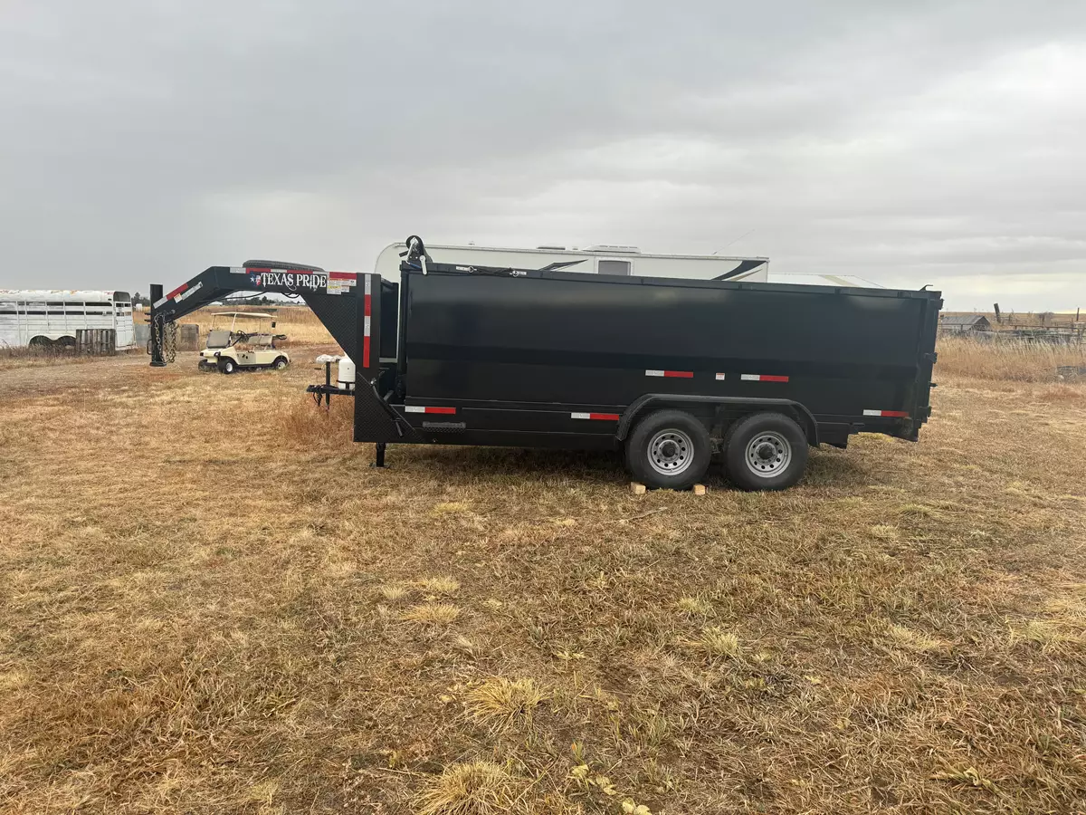 7x16 Gooseneck Dump Trailer 