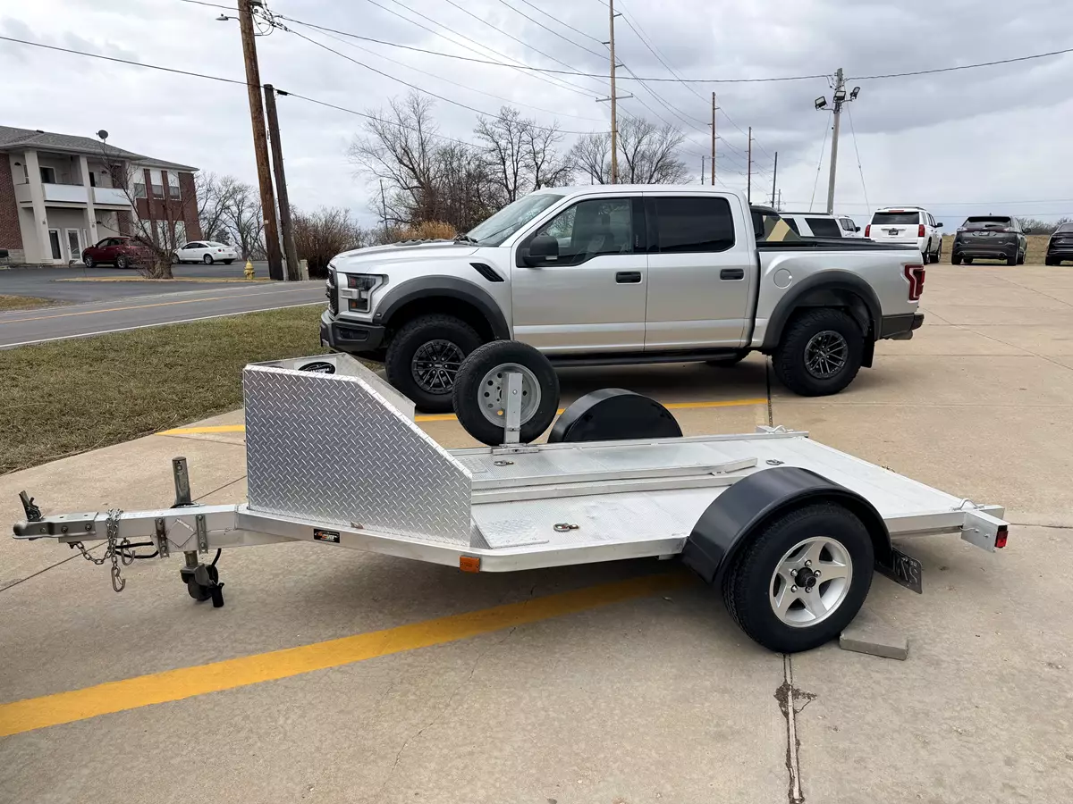 10-Foot Flatbed/Motorcycle Trailer