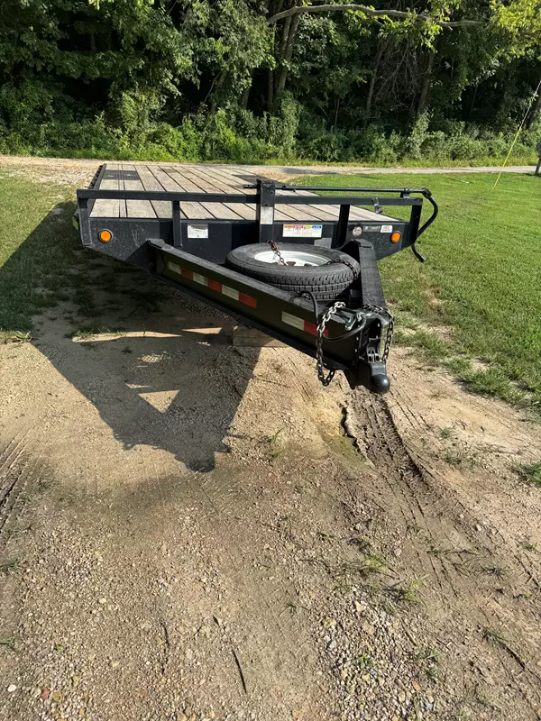 20’ PJ Bumper Pull Flatbed Trailer, 14,000lb GVWR