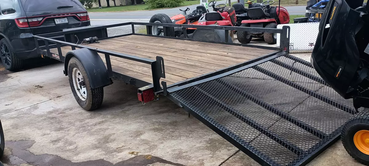 Utility Ramp Trailer 6' x 12' with winch