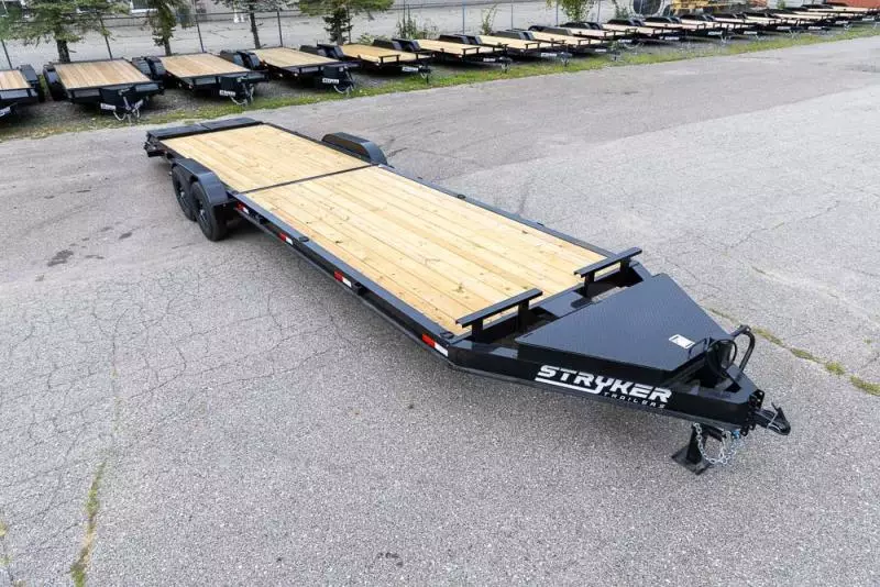 30 ft Equipment/Car Hauler Trailer 7k lbs axles - 9500lbs Payload