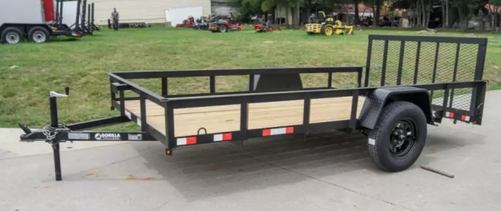 6x10 Dovetail Utility Trailer