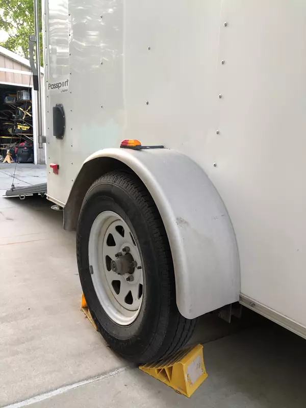 7ft x 12ft Haulmark Enclosed Trailer 