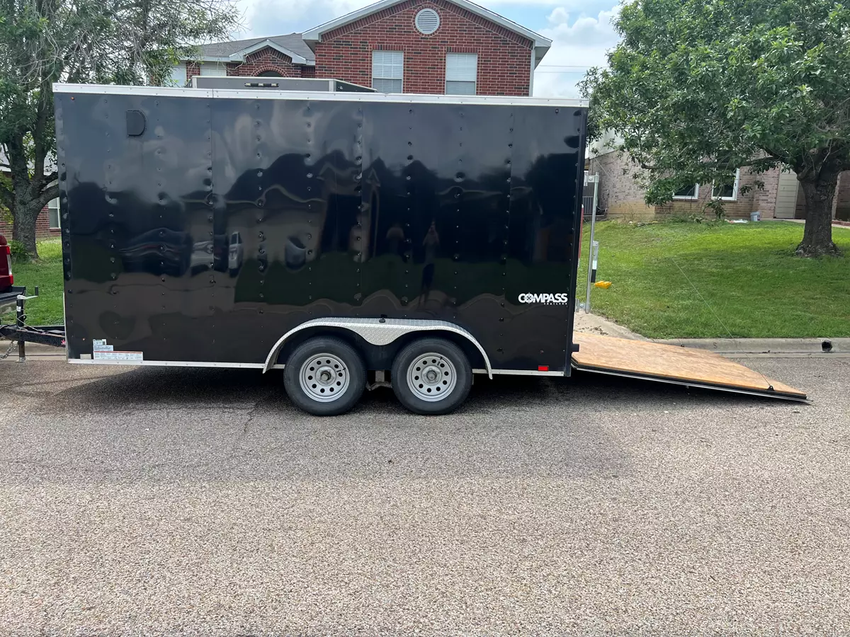 14' x 7' Compass Enclosed Trailer