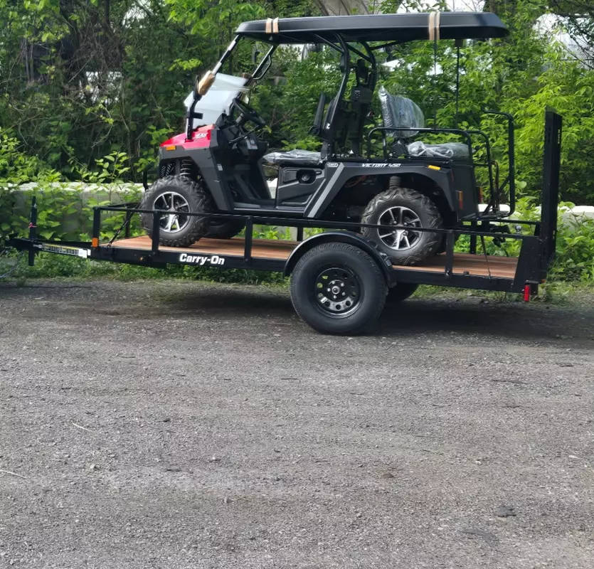7' x 12'  Utility Trailer with Ramp