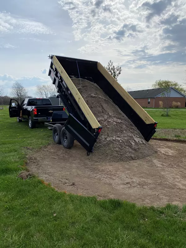 7ftx14ft hydraulic dump trailer