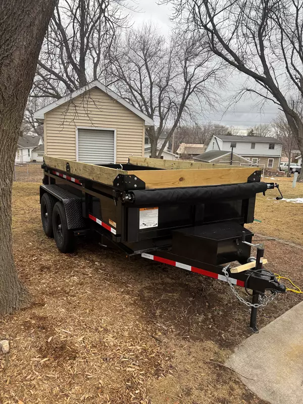 6' x 12' 10,000lb Dump Trailer