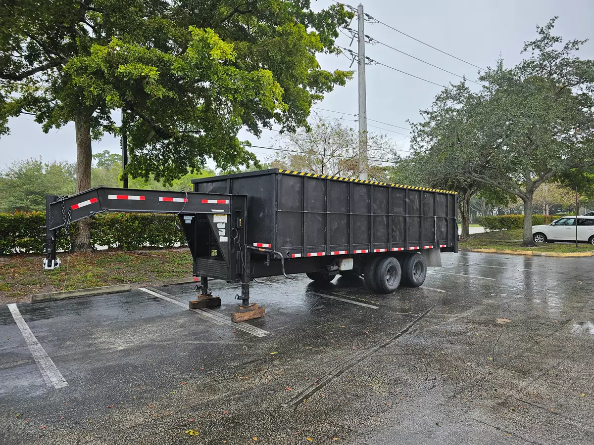 24 cubic yards dump trailer