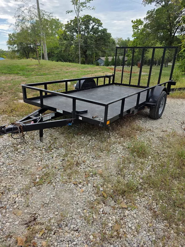 12' Utility Trailer with Fold Down Ramp/Gate