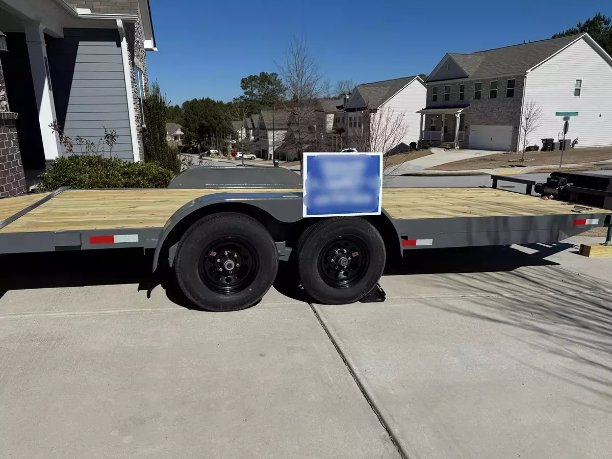7ft x 20ft Load Trailer and Car Hauler