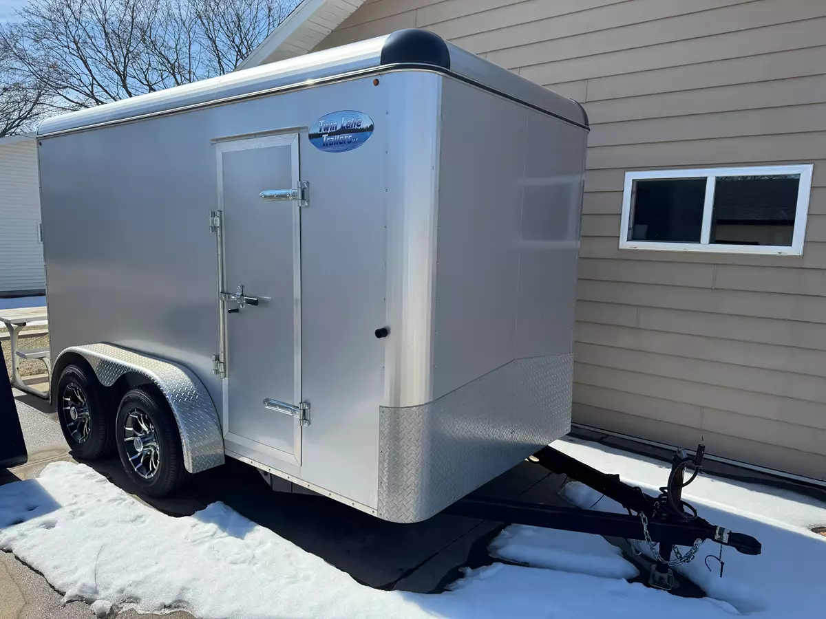 Silver Skin Enclosed Trailer
