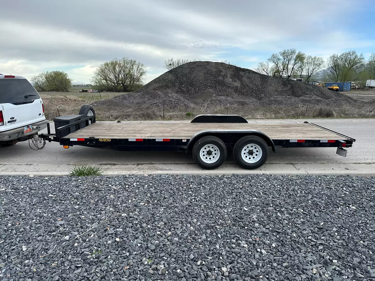20' Car Hauler Trailer FOR RENT Rental 10K Axles Toy Flatbed