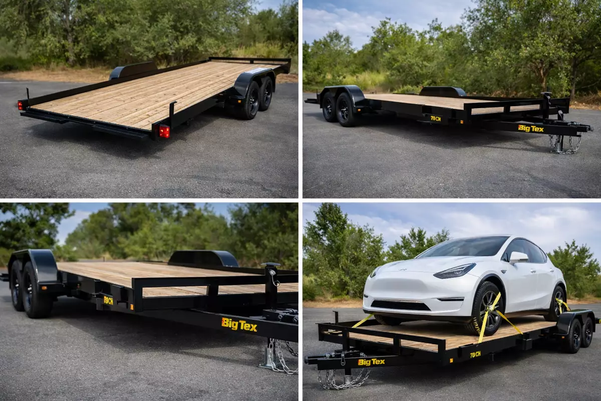 18’ Flatbed Trailer for Rent – Perfect for Cars & Equipment