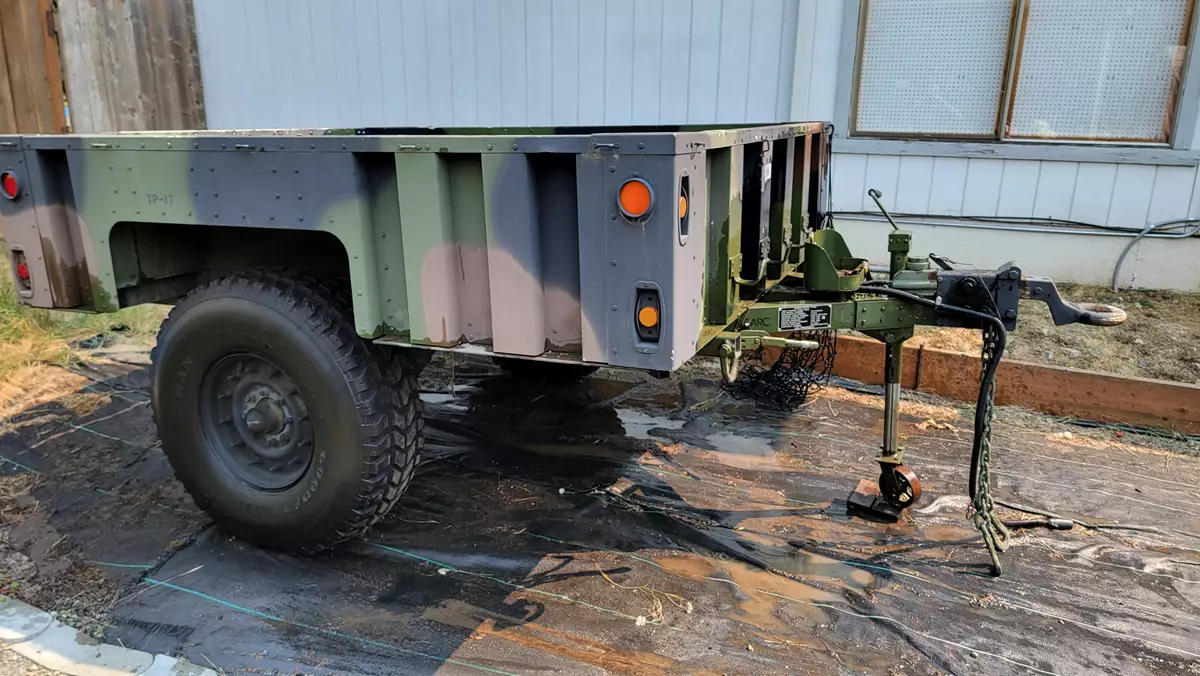 Off Road Trailer M1102 with Pintle Hitch