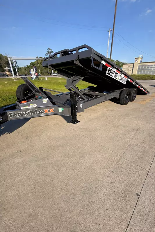 22’ Deck over tilt flat bed
