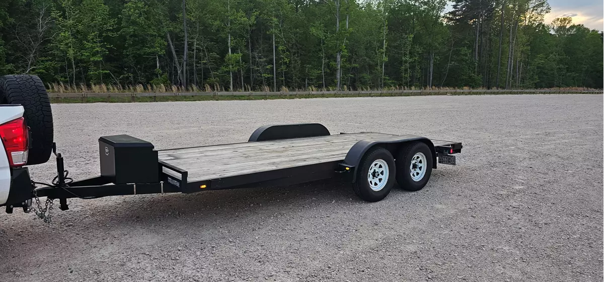 16ft Car Hauler with 12k Winch