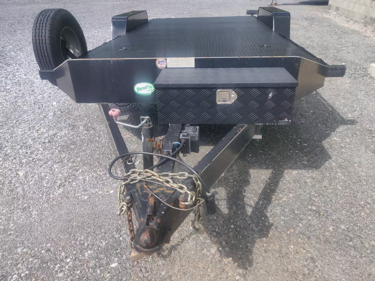 7"X20" Car trailer with Ratchest straps