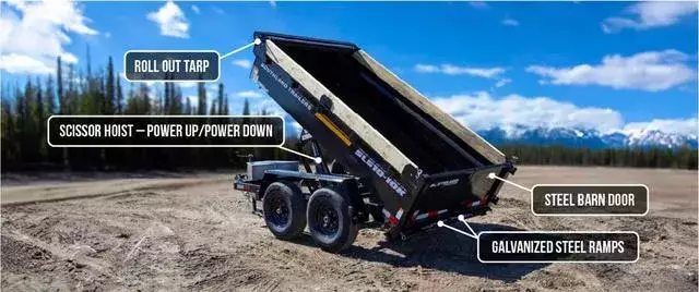 2026 5' x 10' Southland-Dump Trailer 