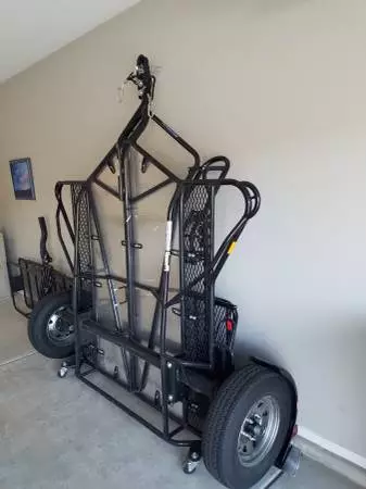 10' x 7' x 93" Kendon Dual Motorcycle Trailer