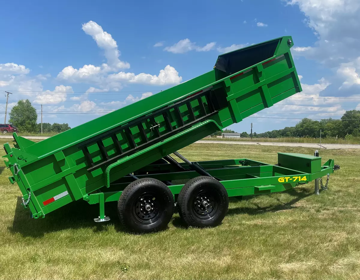 7x14 10000k capacity dump trailer
