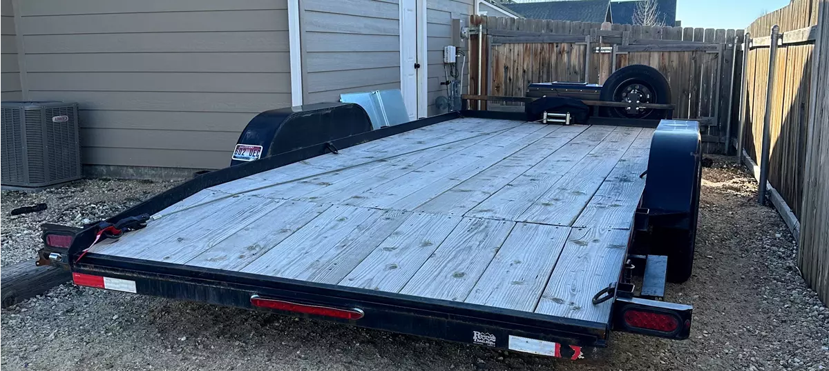 7'x18' Dovetail Trailer