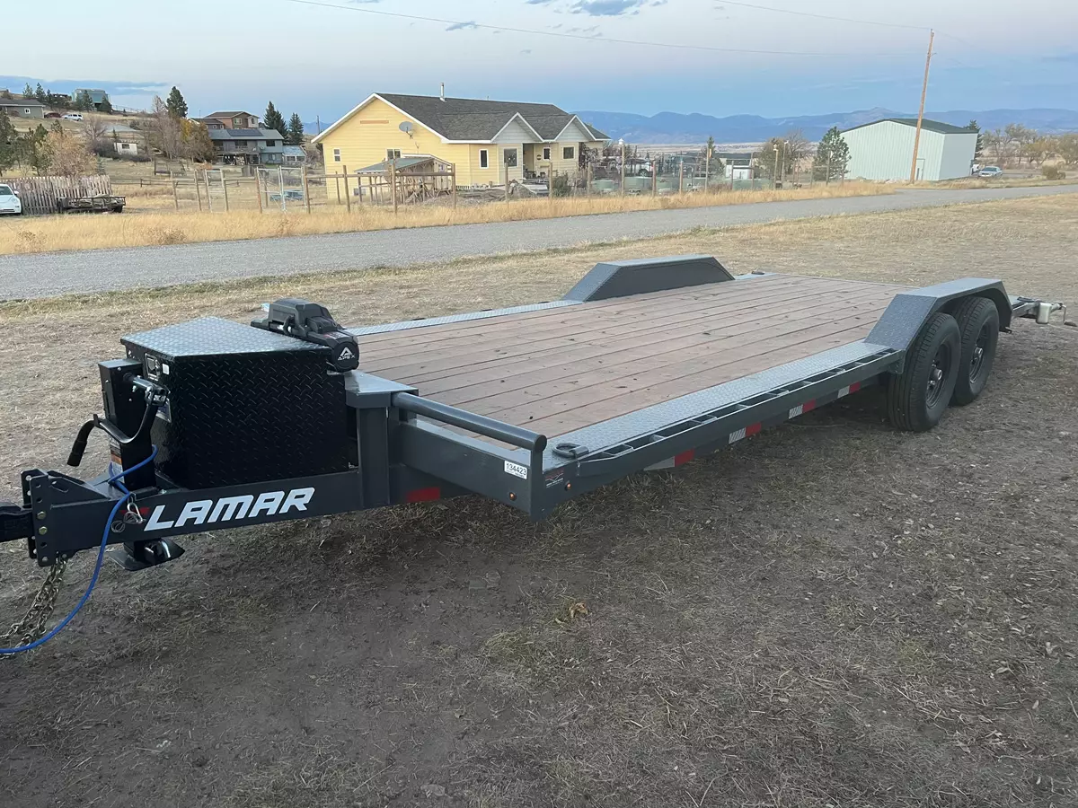 2025 Lamar 14,000lb Car Hauler with Winch