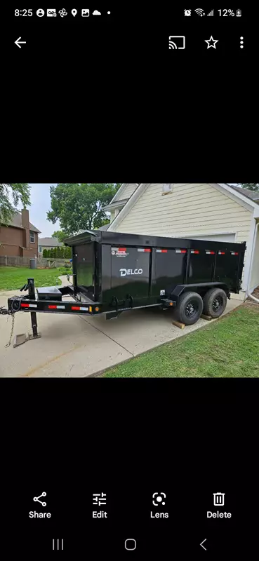 Dump Trailer 14ft 4ft walls