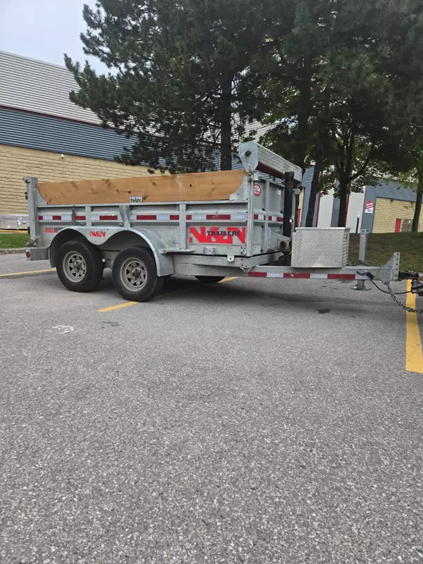 5' x 10' Glavanized Dump Trailer (Dual Axle)
