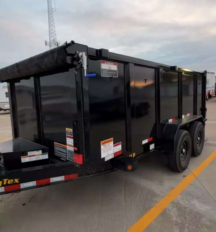14' x 7' x 4' Dump Trailer