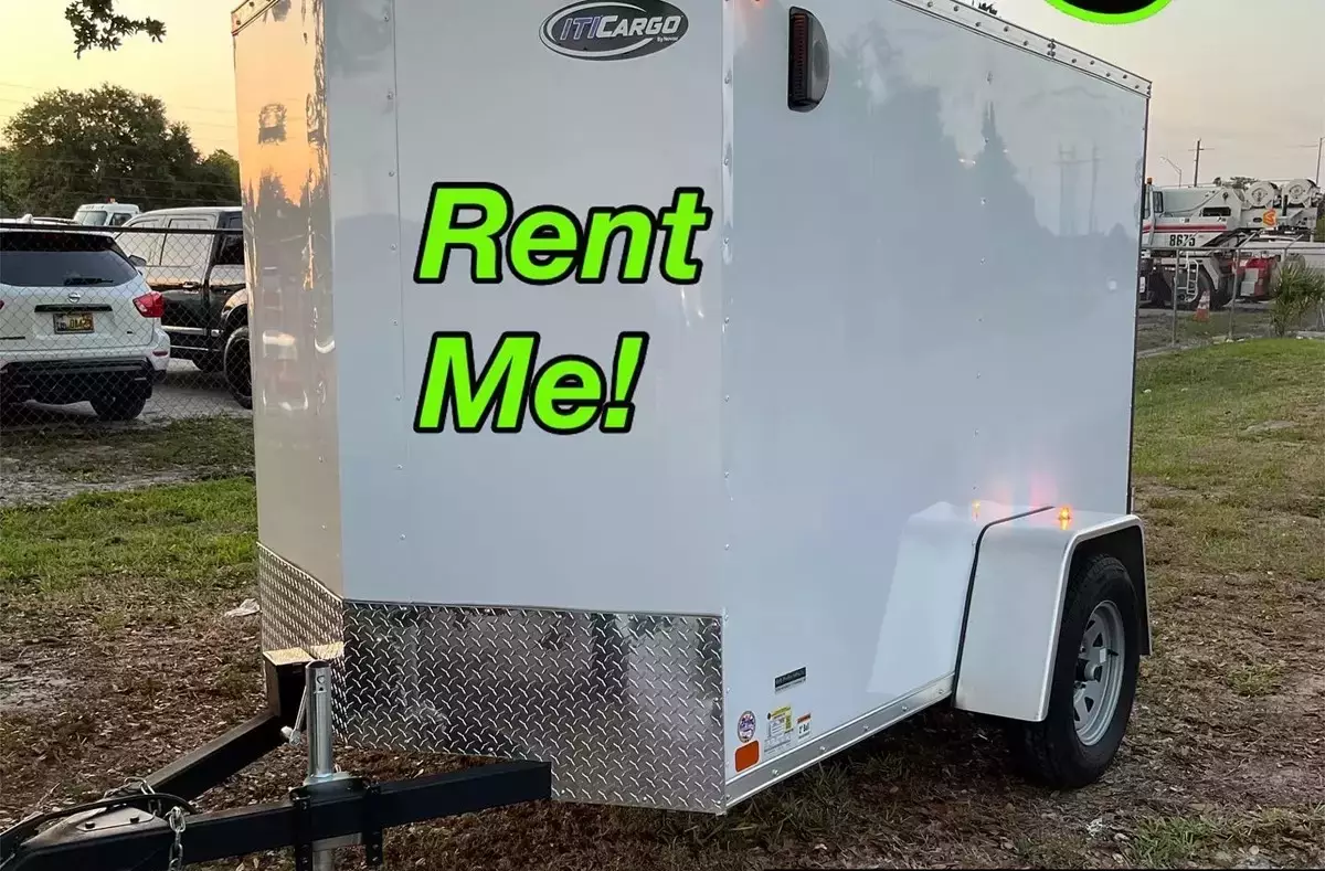 5x8 Enclosed Trailer