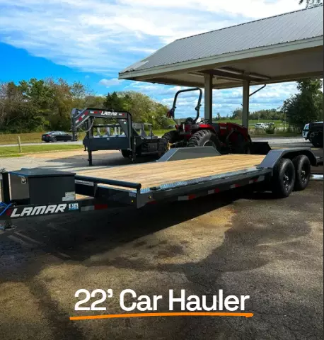 22' Car Hauler Trailer (Drive-Over Fenders)