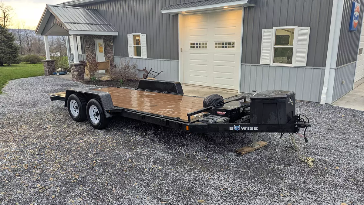 2023 18' Electric Tilt Equipment and Car Hauler