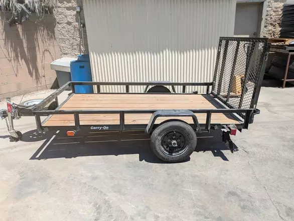5' x 8' Utility Trailer with Wood Floor