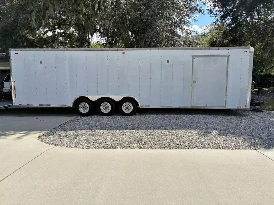 32ft Enclosed Car Hauler Trailer