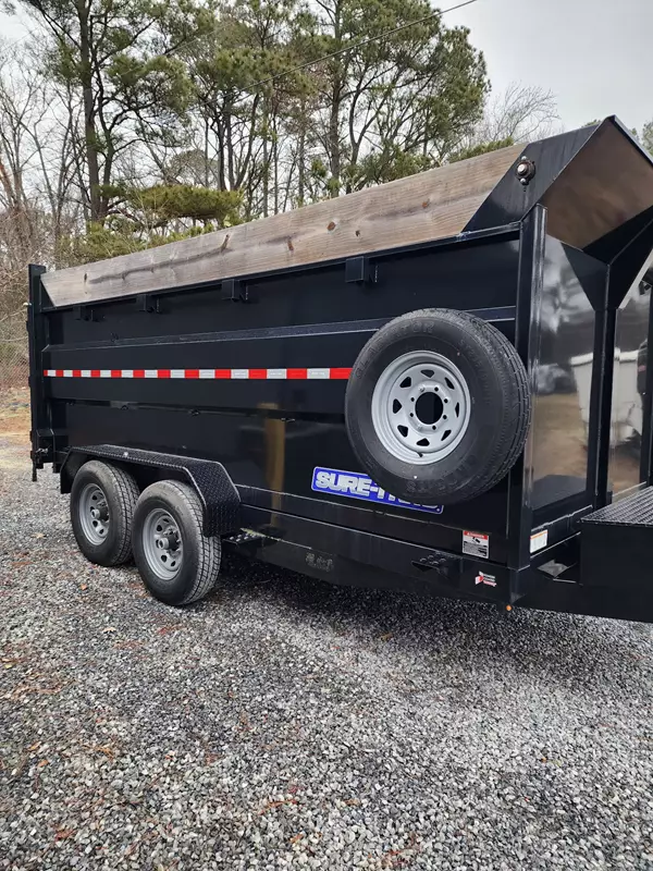 7x14 Dump Trailer with 5 foot sides