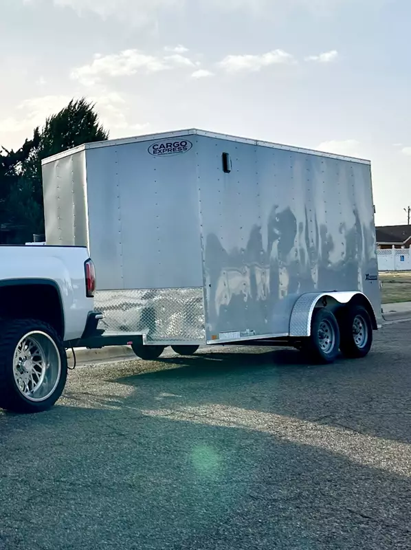 New 7x14 Enclosed Trailer