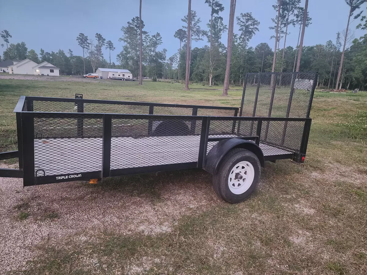 5x12 high side drop gate trailer.