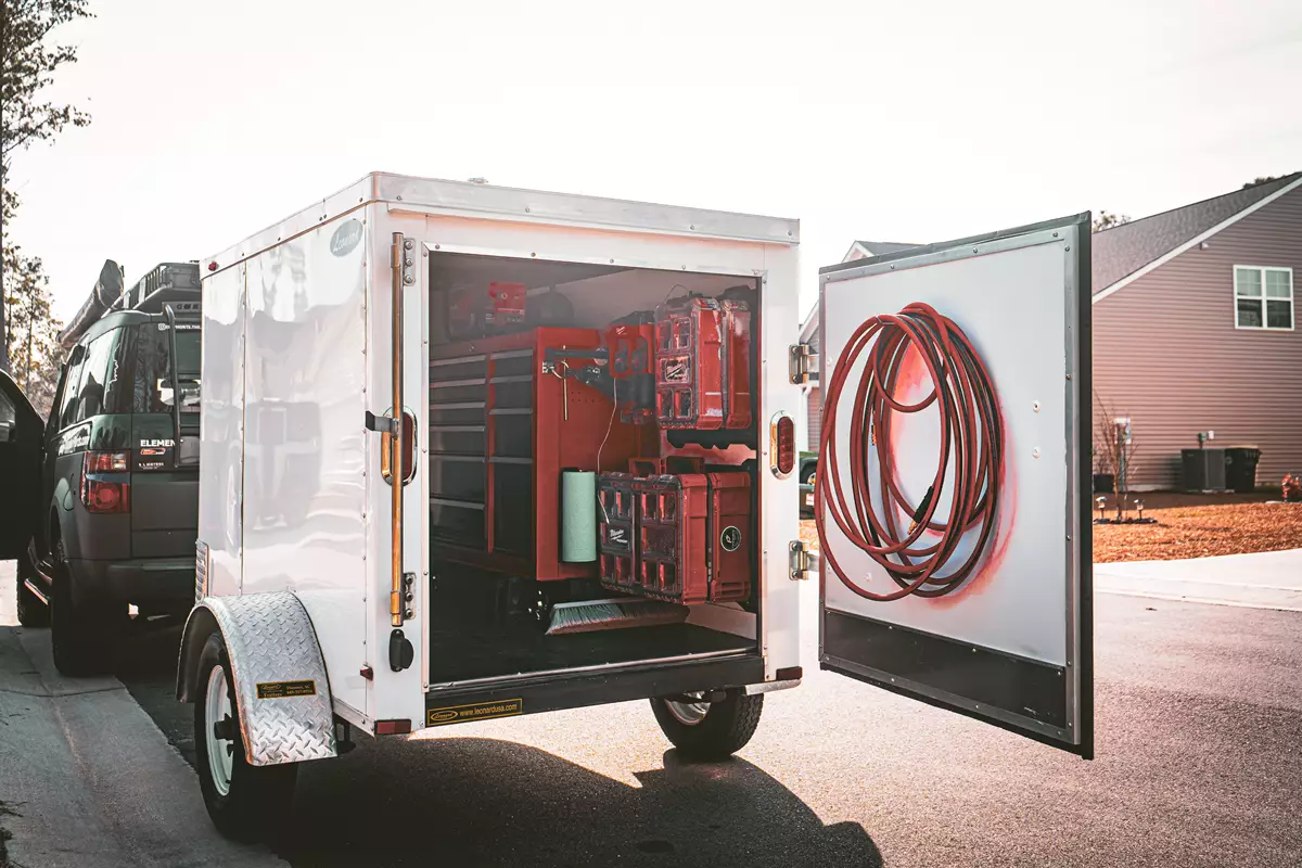 4x5 Enclosed Trailer