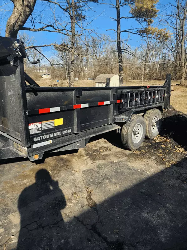 7'x14' Double Axle Dump Trailer with Ramps 