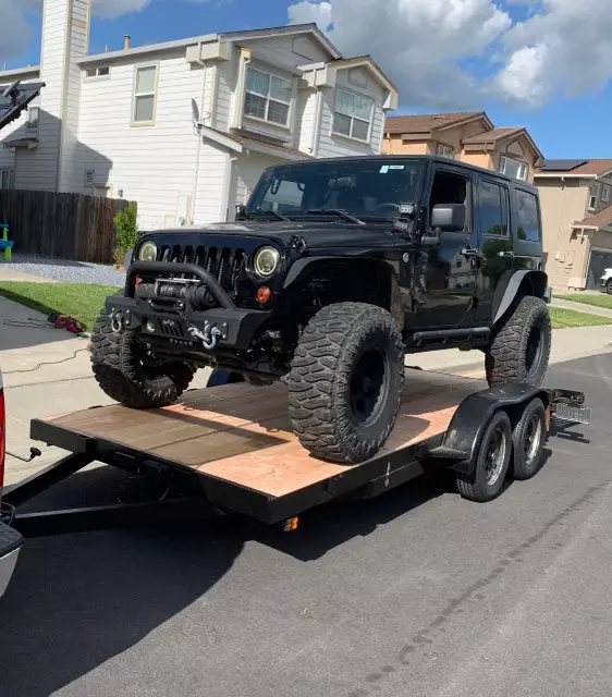 16' Flatbed trailer with ramps
