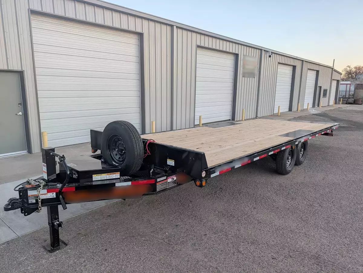 24ft Deckover Hydraulic Tilt Trailer