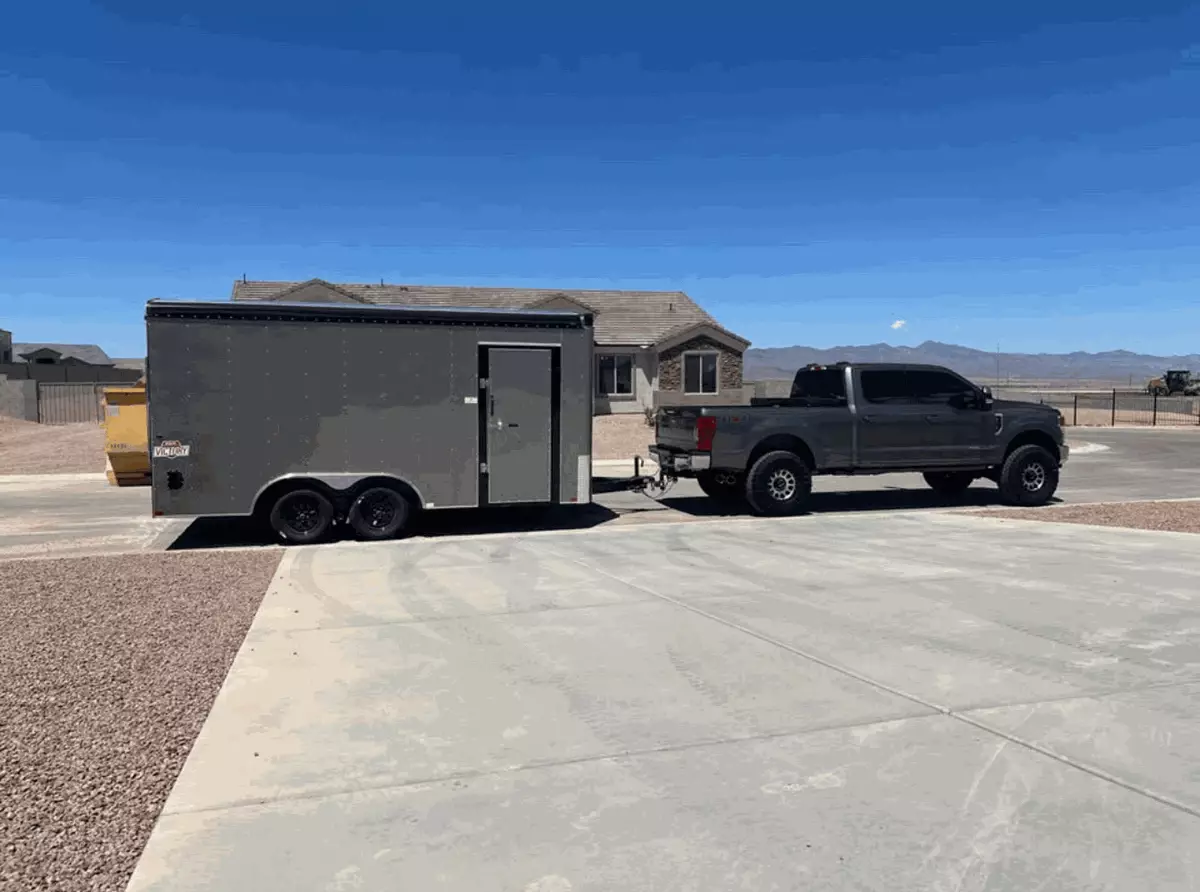 8'.5 x 16' Enclosed Trailer