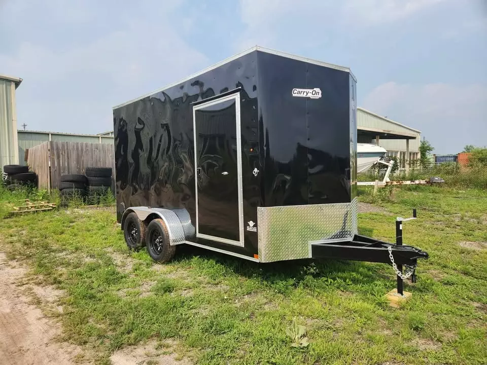 7' x 14' Enclosed Trailer Tandem Axle