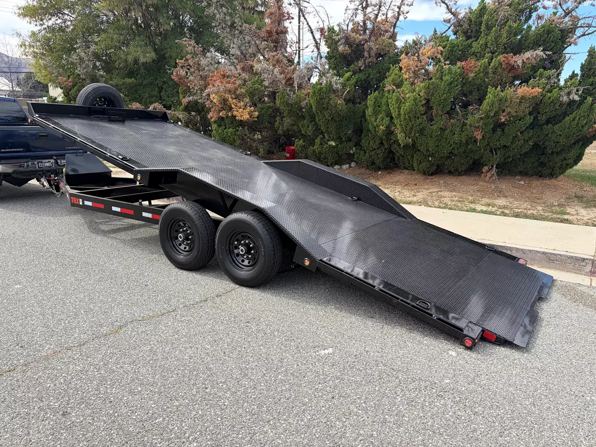 22-Foot Tilt Flatbed Trailer