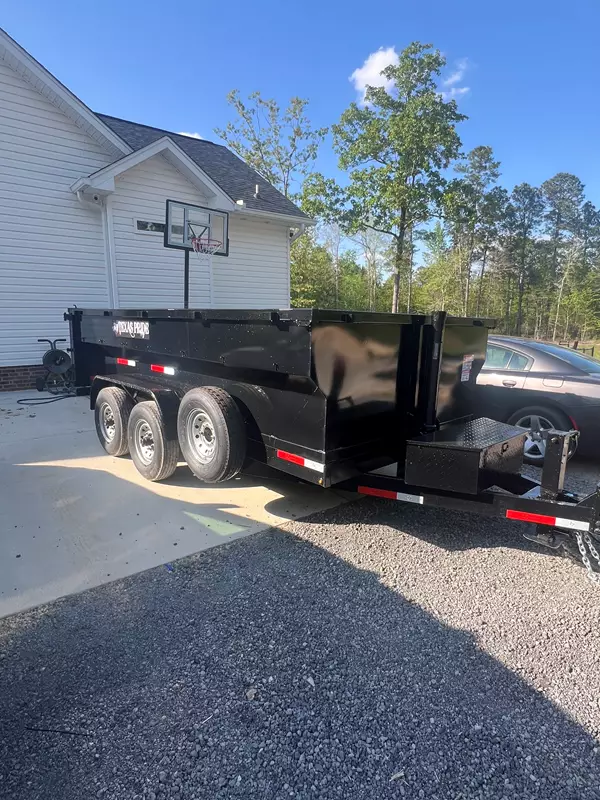 Brand New Dump Trailer 7' x 14' with 3-foot sides