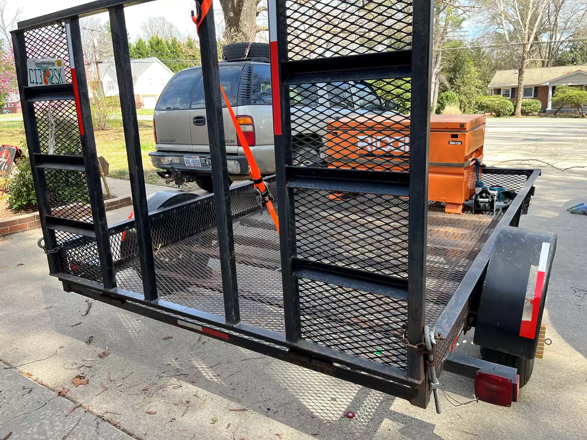 Fold down gate 6'.5"x10' Trailer 