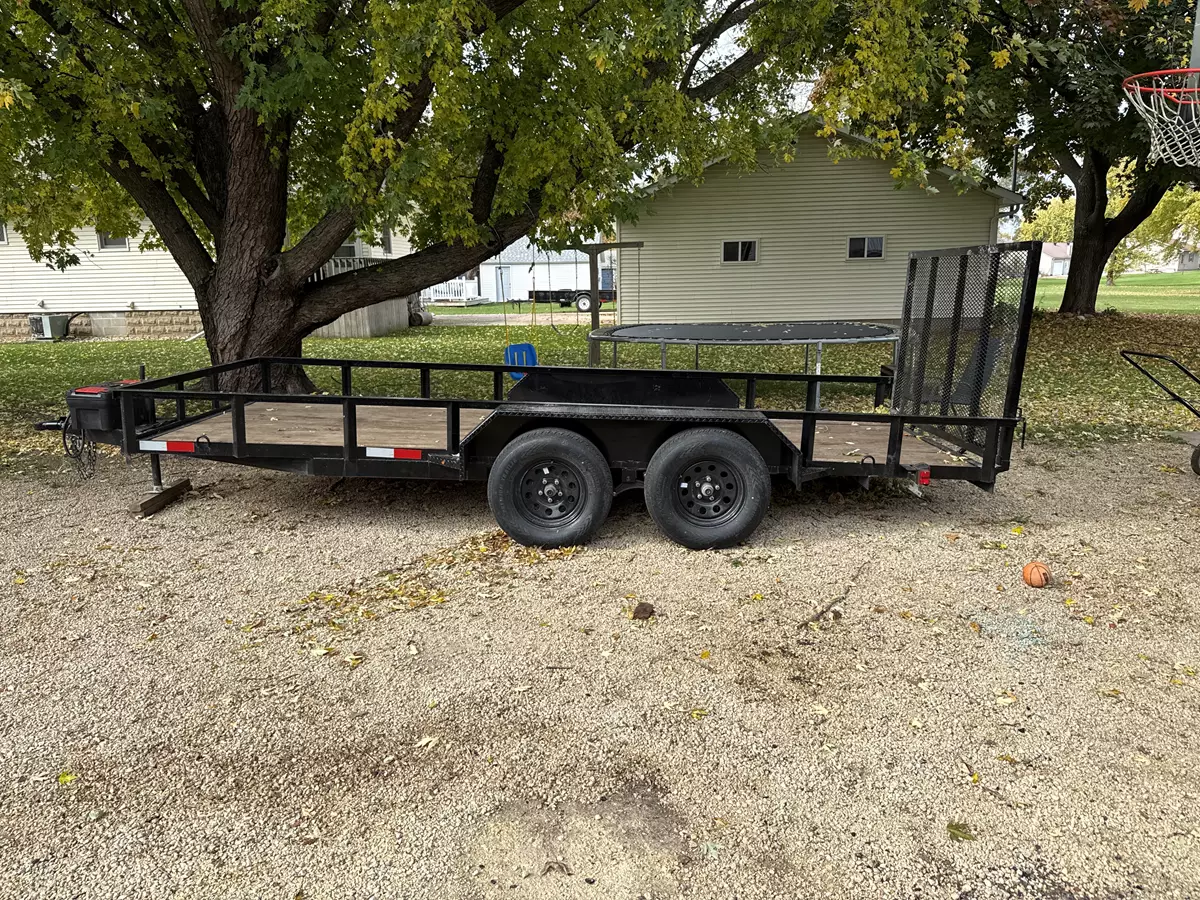 7' x 16' 7,500lb Tandem Axle Utility Trailer