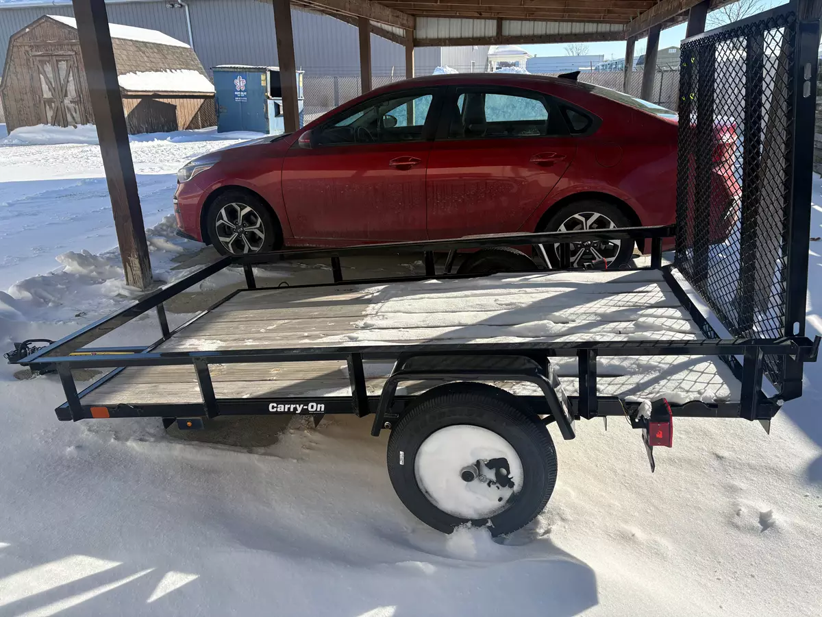 5x8 Utility Trailer – Perfect for Hauling, Yard Work, and Sm