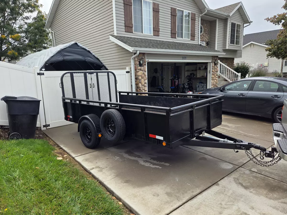 6'.5 x 12' solid wall Utility Trailer